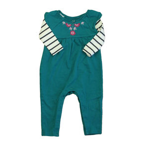 Tea Girls Turquoise Long Sleeve Outfit size: 6-9 Months
